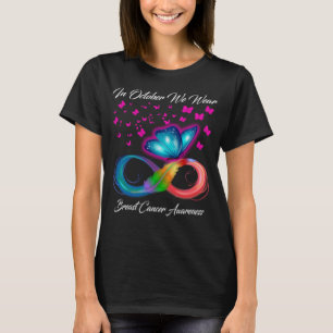 Camiseta En Octubre Usamos Mariposa De Cáncer De Mama Rosa