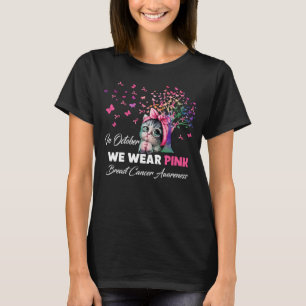 Camiseta En Octubre Usamos Maritero De Árbol De Cáncer De M