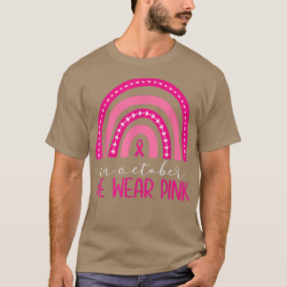 Camiseta En Octubre Usamos Ra De Concienciación Sobre El Cá