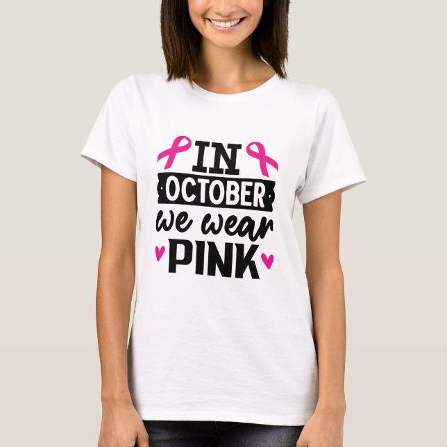 Camiseta En octubre usamos rosa (Anverso)