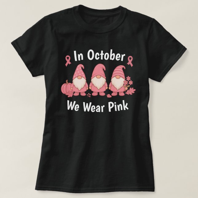 Camiseta En Octubre Usamos Rosa (Diseño del anverso)