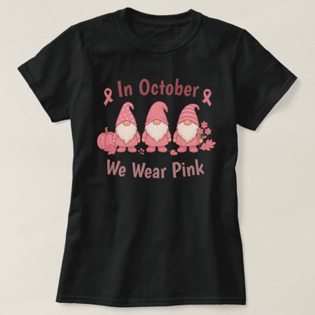 Camiseta En Octubre Usamos Rosa (Diseño del anverso)