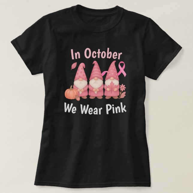 Camiseta En Octubre Usamos Rosa (Diseño del anverso)