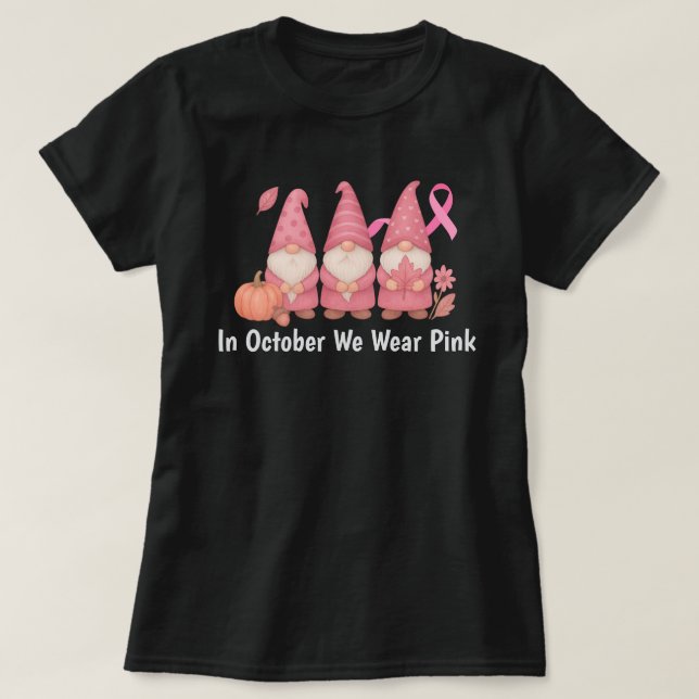 Camiseta En Octubre Usamos Rosa (Diseño del anverso)