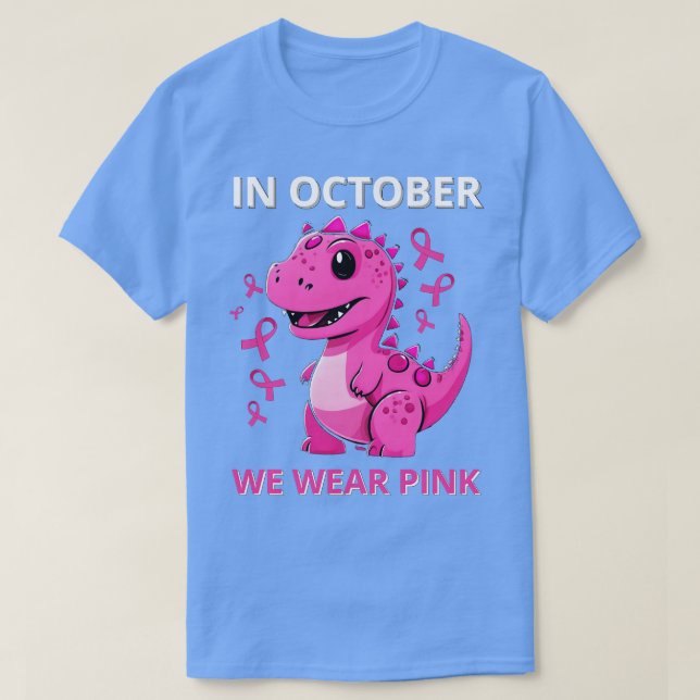 Camiseta en octubre usamos rosa (Diseño del anverso)