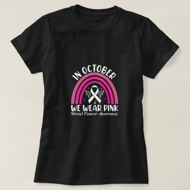 Camiseta En octubre usamos rosa (Diseño del anverso)