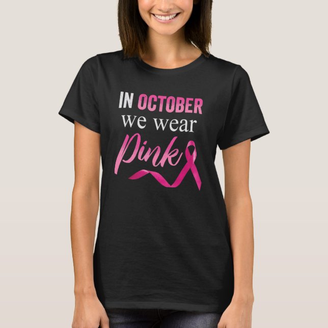 Camiseta En Octubre Usamos Rosa 1 (Anverso)