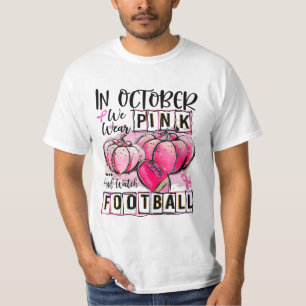 Camiseta en octubre usamos rosa para ver el fútbol
