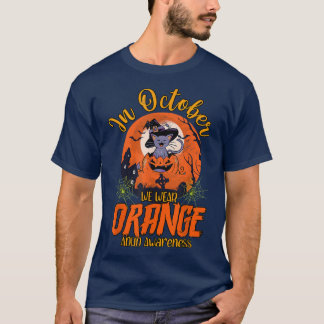 Camiseta En Octubre Usamos TDAH Naranja 850