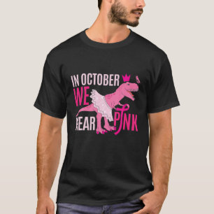 Camiseta En Octubre Usamos Tr Para Concienciar Sobre El Cán