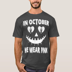 Camiseta En Octubre, Usamos Un Chaquetón De Cáncer De Mama