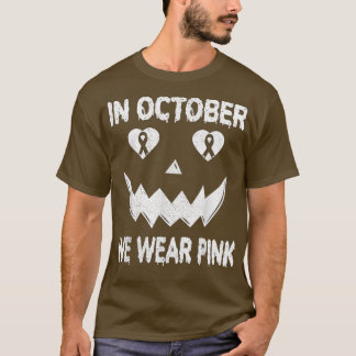 Camiseta En Octubre, Usamos Un Chaquetón De Cáncer De Mama