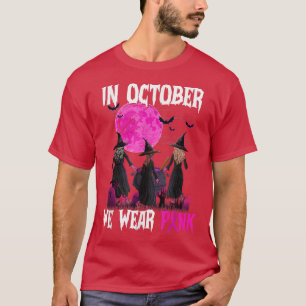Camiseta En Octubre, Usamos Un Salón De Cáncer De Mama Rosa