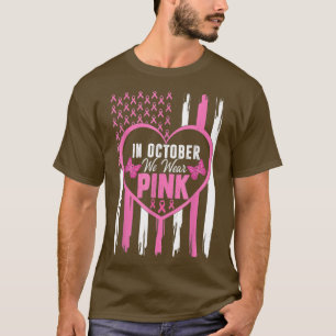 Camiseta En Octubre Usamos Una Compañía De Concienciación S