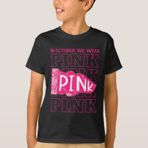 Camiseta En Octubre Usamos Una Compañía De Concienciación S