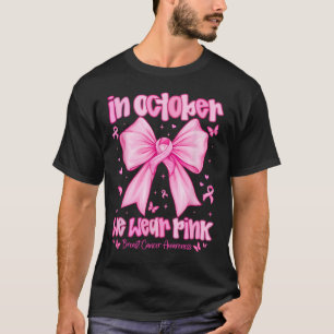 Camiseta En Octubre Usamos Una Compañía De Concienciación S