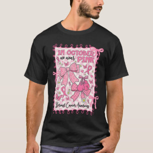 Camiseta En Octubre Usamos Una Compañía De Concienciación S