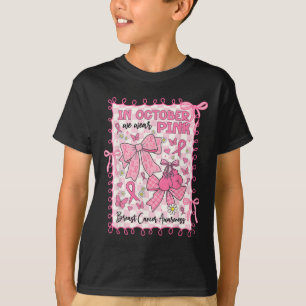 Camiseta En Octubre Usamos Una Compañía De Concienciación S