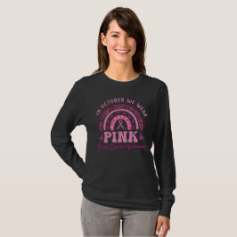 Camiseta En Octubre Usamos Una Conciencia Rosa, Sobre El Cá