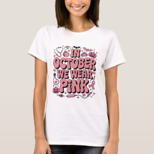 Camiseta En Octubre Vestimos de Rosa   Conciencia sobre el 