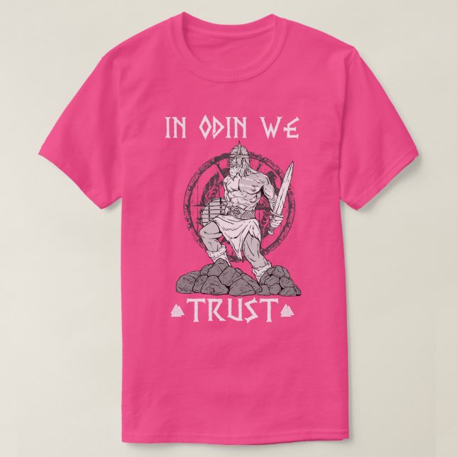 Camiseta En Odin confiamos en Valhalla 12 (Diseño del anverso)
