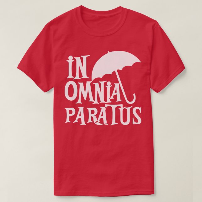Camiseta En Omnia Paratus (Diseño del anverso)