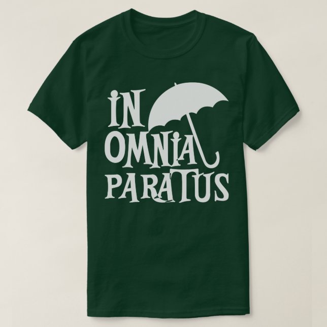 Camiseta En Omnia Paratus (Diseño del anverso)