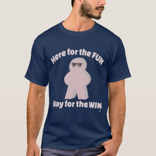 Camiseta En Para Divertirse Quédate Para Ganar Juego Humor