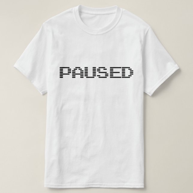 CAMISETA EN PAUSA (Diseño del anverso)