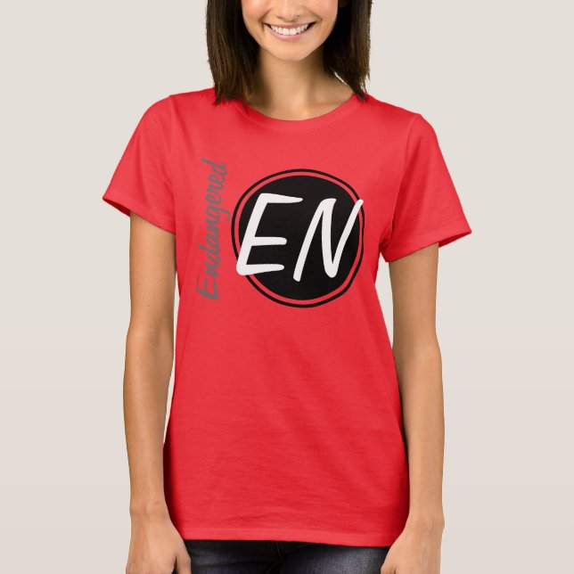 Camiseta En peligro | Especies | Burnout Tee (Anverso)