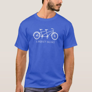 Camiseta En perfecto equilibrio, ciclista tándem