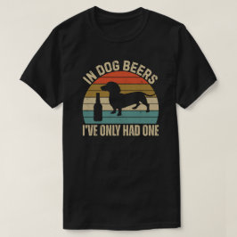 Camiseta En Perros Cervezas Ropa De Cerveza Divertida Dachs