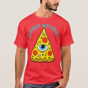 Camiseta En Pizza Arrojamos Un Bollo De Corteza
