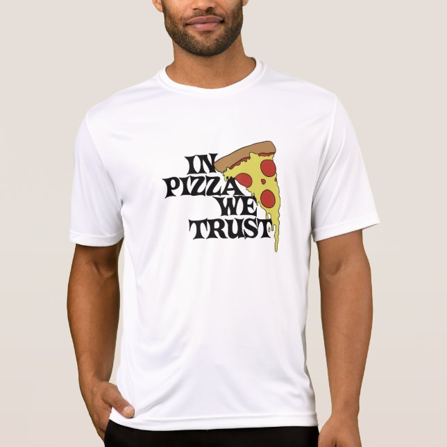 Camiseta En Pizza confiamos (Anverso)