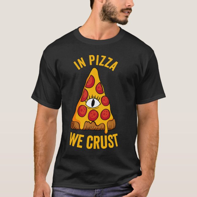 Camiseta En Pizza Corremos (Anverso)
