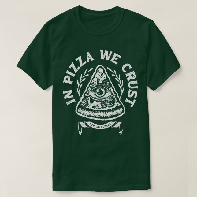 Camiseta En Pizza Corremos (Diseño del anverso)