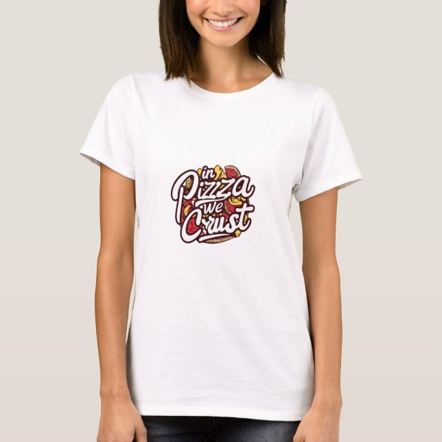 Camiseta En Pizza Corremos (Anverso)