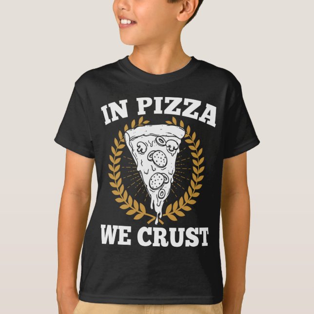Camiseta En Pizza Crust - Italiano Lover Pizzaiolo F (Anverso)