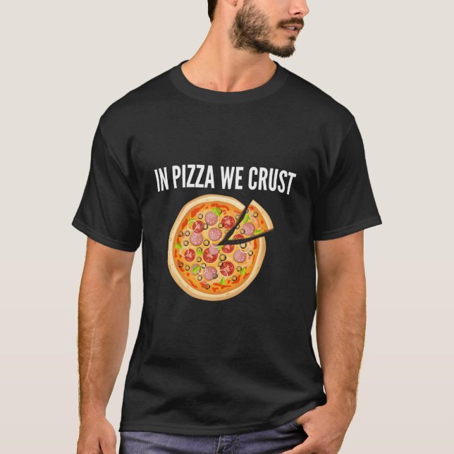 Camiseta En Pizza Nos Crust (Anverso)