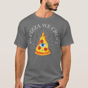 Camiseta En Pizza, Nos Encoge Todos Ver Comida De Ojos Aman