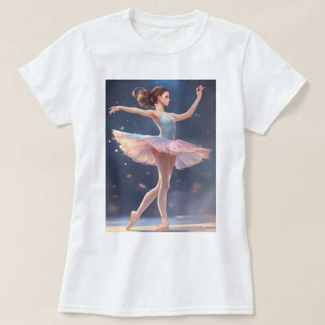 Camiseta En Pointe Apparel: Eleva tu estilo con ballet- (Diseño del anverso)