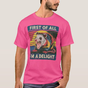 Camiseta En primer lugar, soy un chiflado fanático furioso.