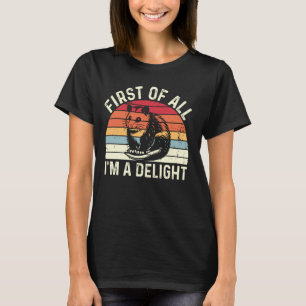 Camiseta En primer lugar, soy un delantal enfurecido y sórd