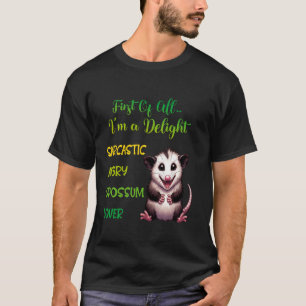 Camiseta En primer lugar, soy un delantal enfurecido y sórd