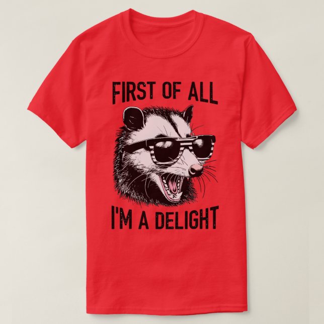 Camiseta En Primer Lugar, Soy Un Delicioso (Diseño del anverso)