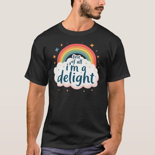 Camiseta En primer lugar, soy un Delicioso (Anverso)