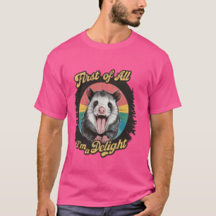Camiseta En primer lugar, soy un exuberante y sarcástico ac