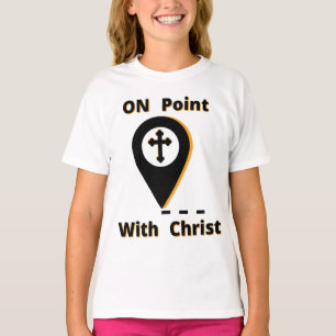 Camiseta En Punto Con El Chica Bíblico De Cristo