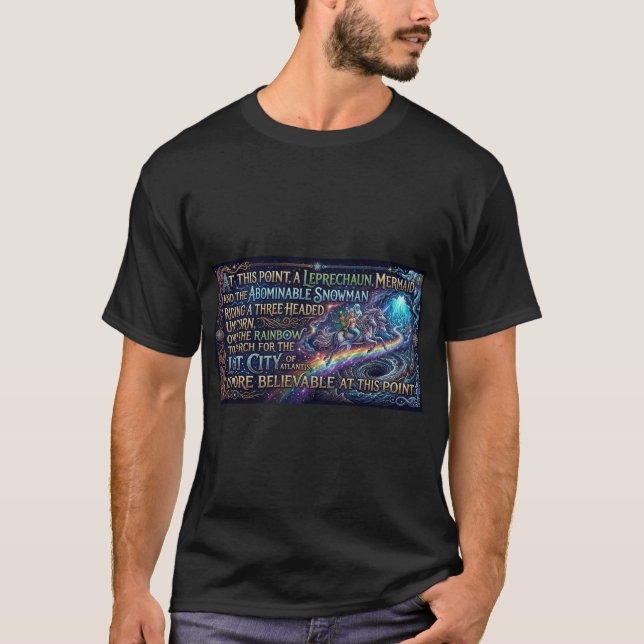 Camiseta En qué creer de nuevo (Anverso)