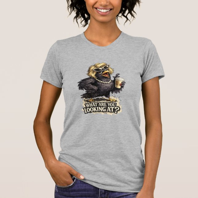 CAMISETA ¿EN QUÉ ESTÁS MIRANDO? (Anverso)
